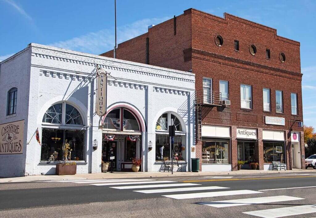 exterior of carson valley arts antiques stores