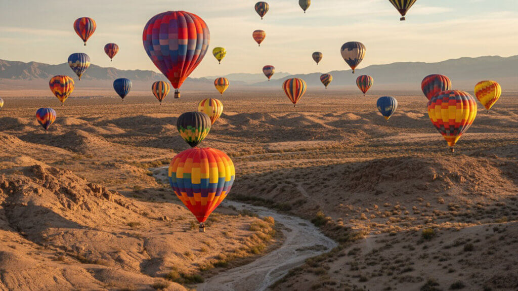 pahrump hot air rally in the valley hot air balloon festival in nevada