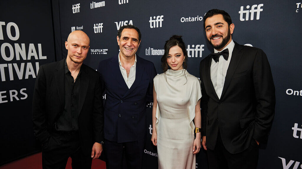 cast of anora at the toronto international film festival