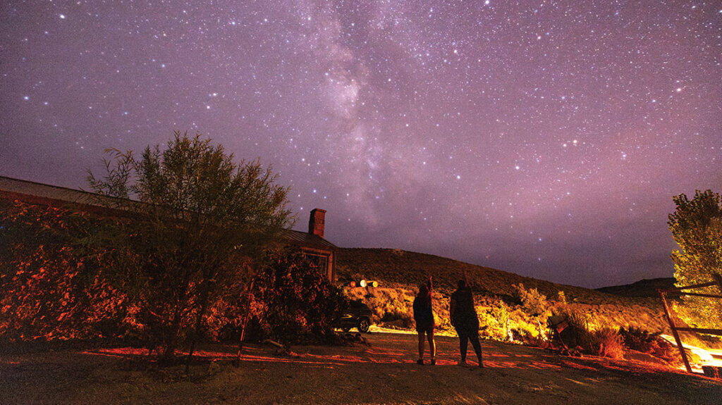 stargazing at the royal peacock opal mine near denio nevada