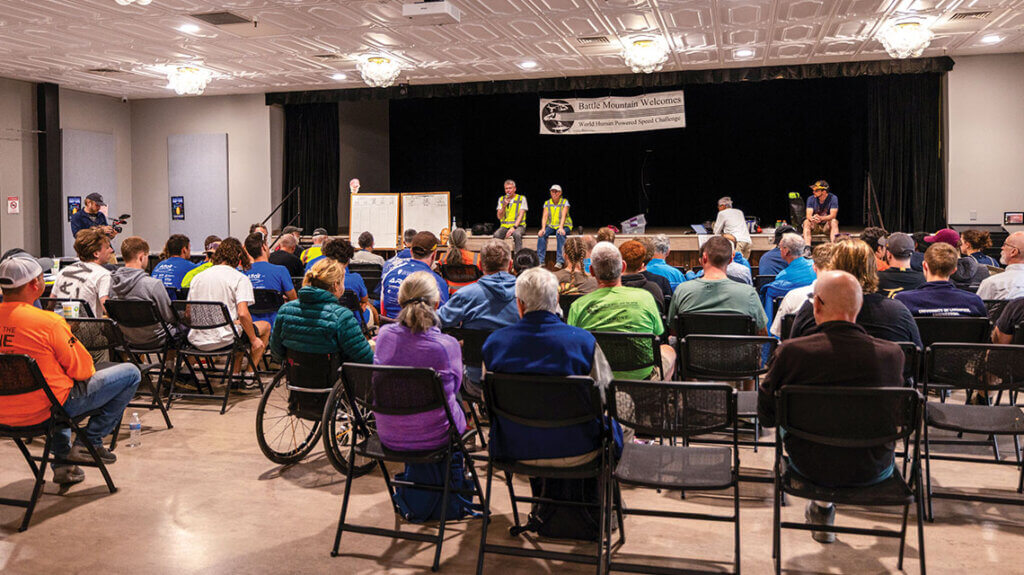 world human powered speed challenge race headquarters in battle mountain nevada