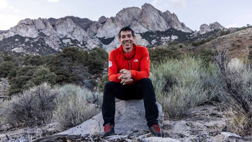 alex honnold at wild granites in central nevada