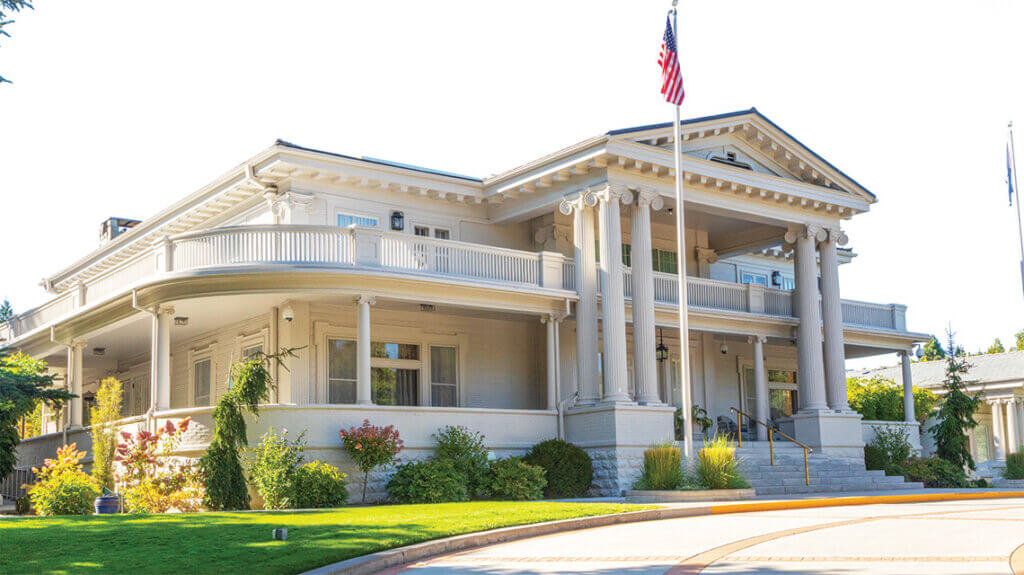 carson city governor's mansion, kit carson trail, blue line