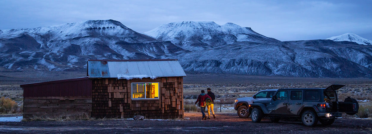 off the grid getaway in nevada