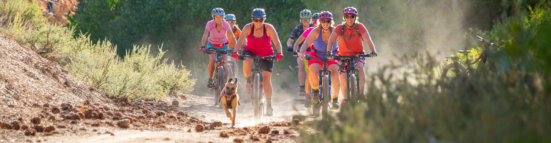 mountain biking in nevada at spooner summit near lake tahoe