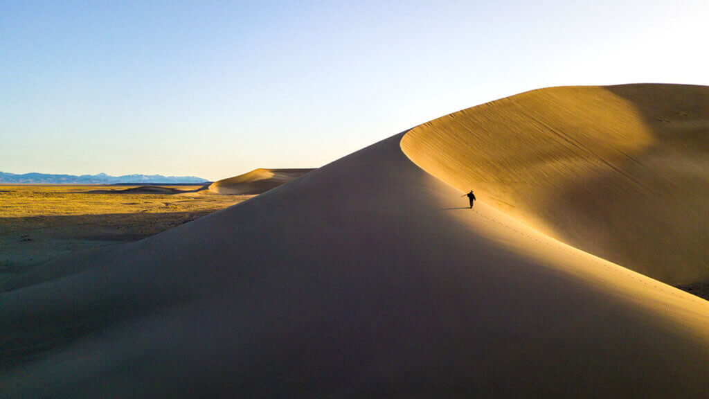 crescent sand dunes near tonopah nevada