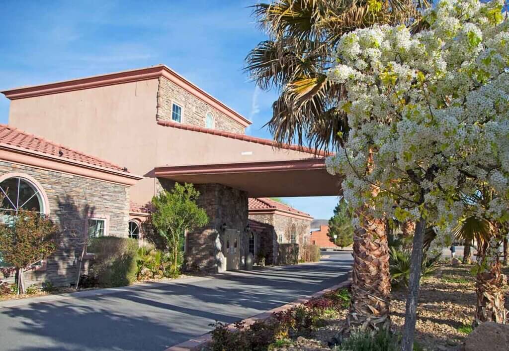 exterior of death valley inn and rv park