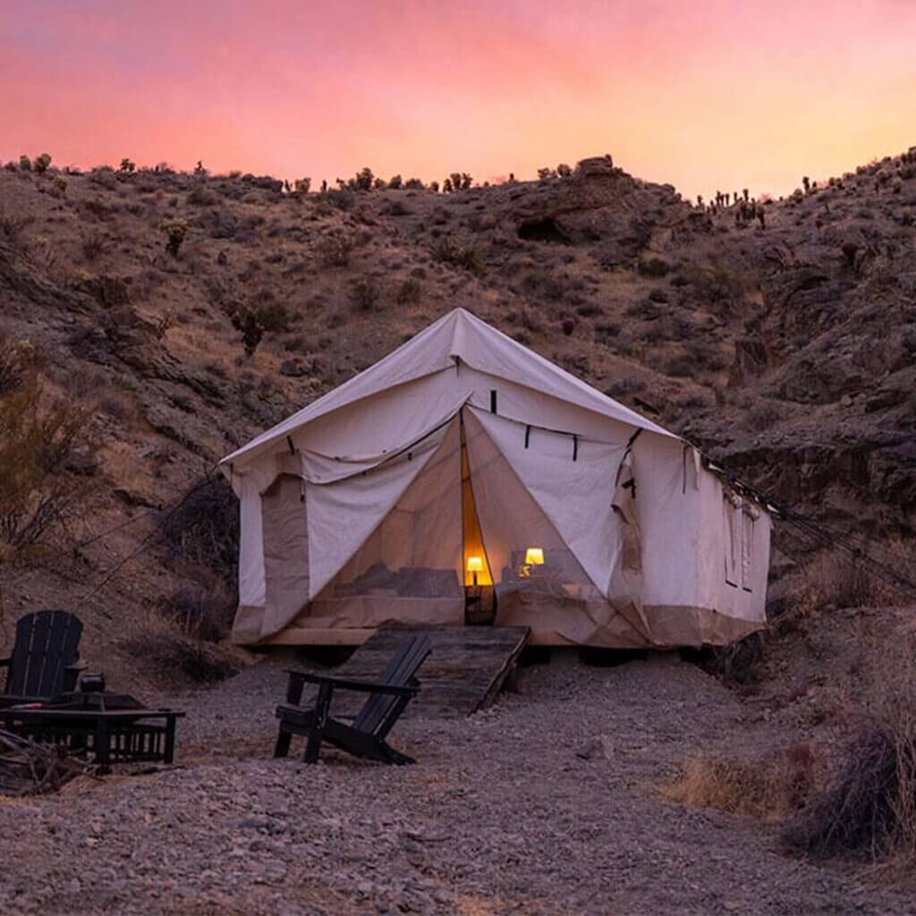 glamping near las vegas nevada