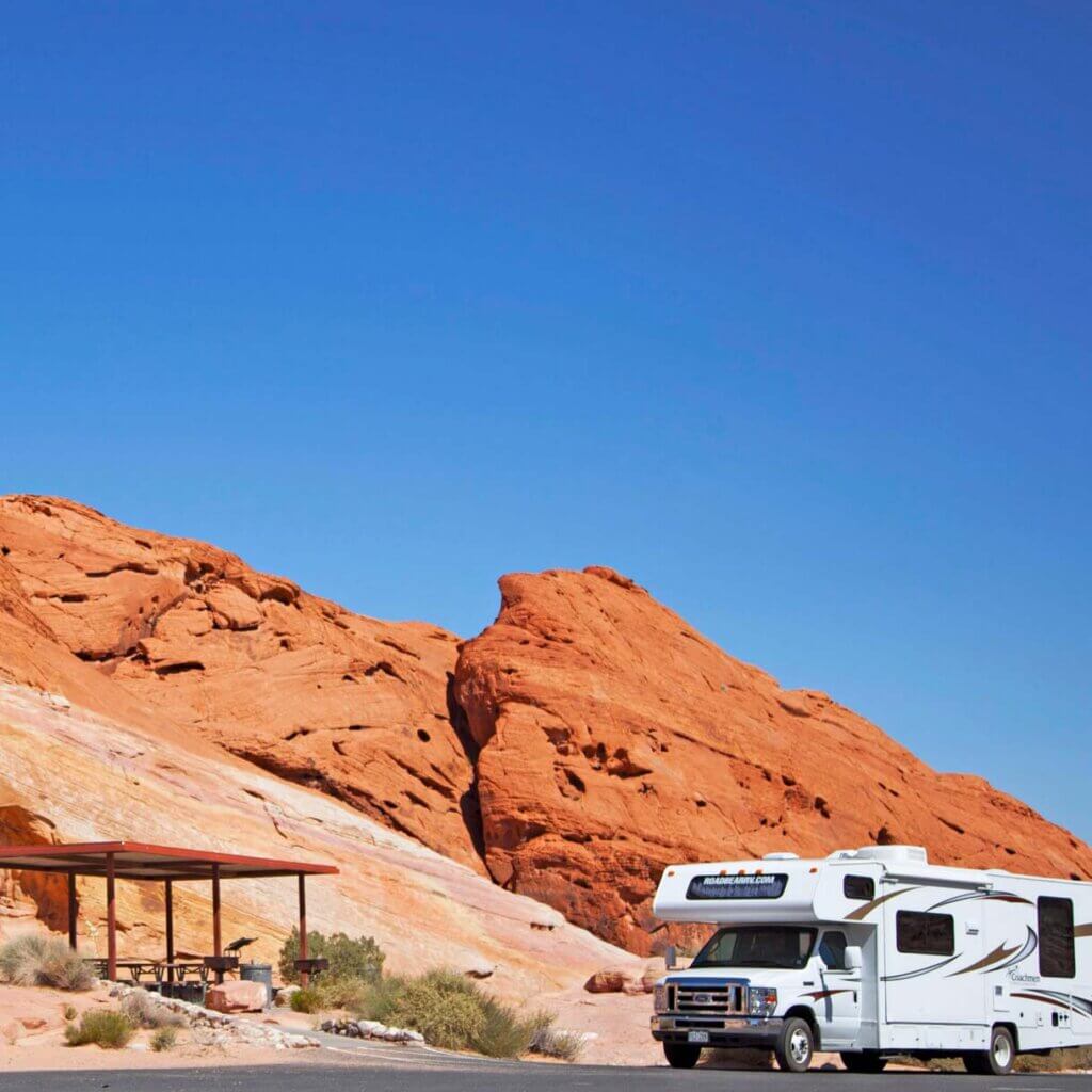 rv camping at valley of fire state park
