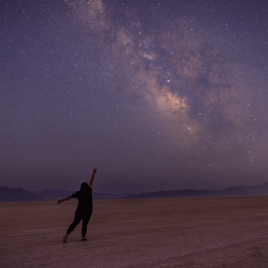 milky way stargazing in nevada