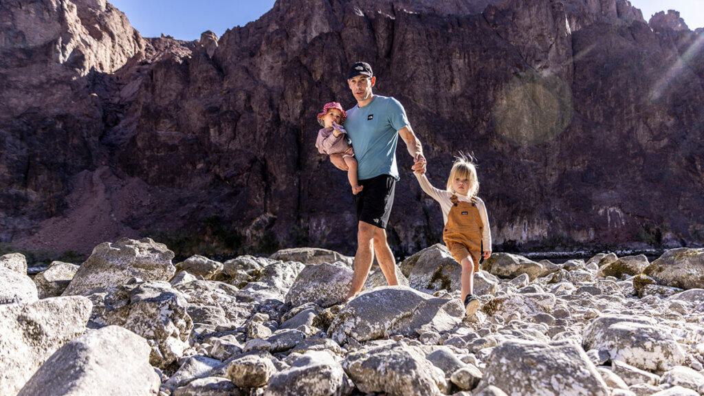 alex honnold and family exploring nevada for get a little out there with alex honnold