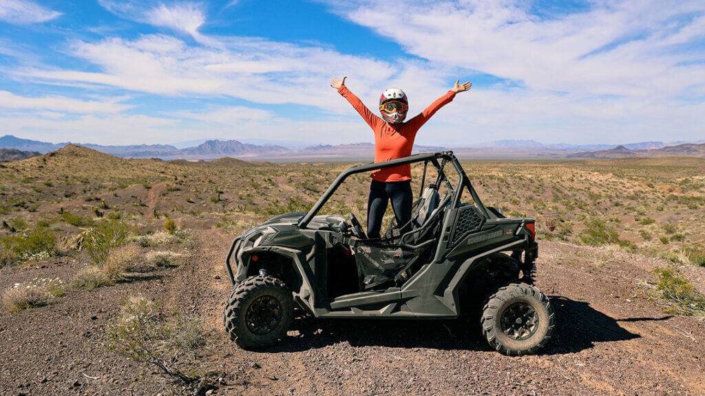 riding an atv in southern nevada
