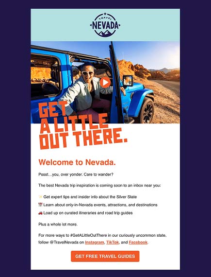 Get a little out there poster.