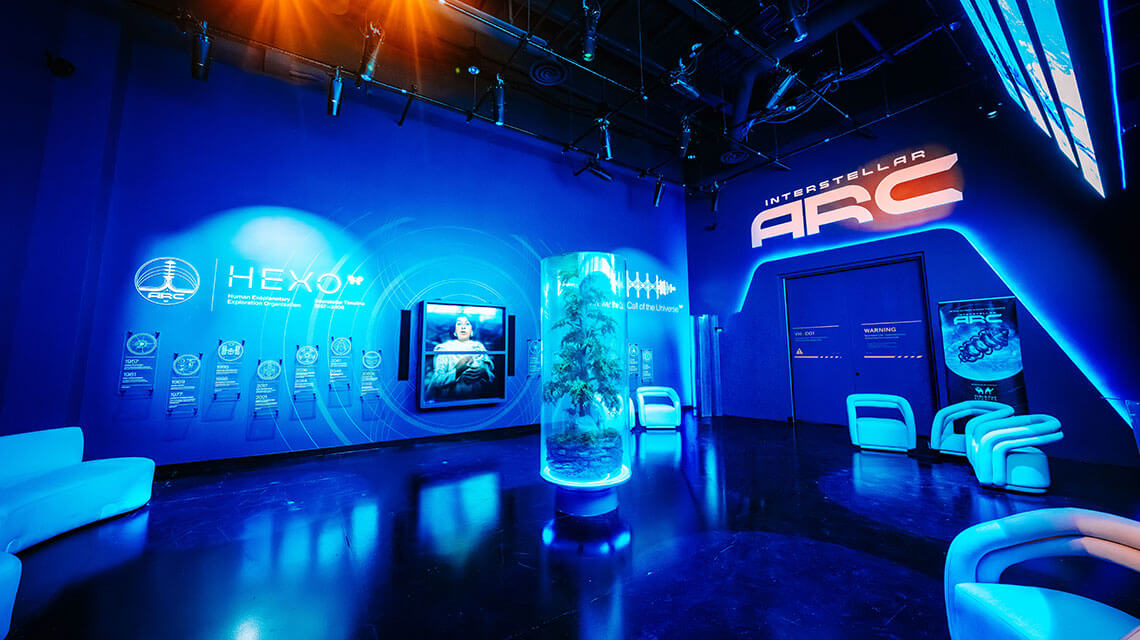 interstellar arc VR experience at area 15 las vegas nevada