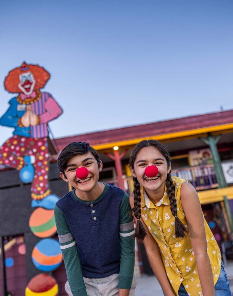 family at the clown motel in tonopah