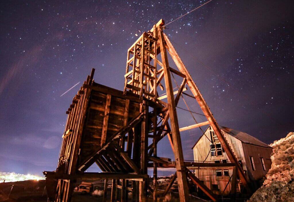 stargazing at tonopah historic mining park