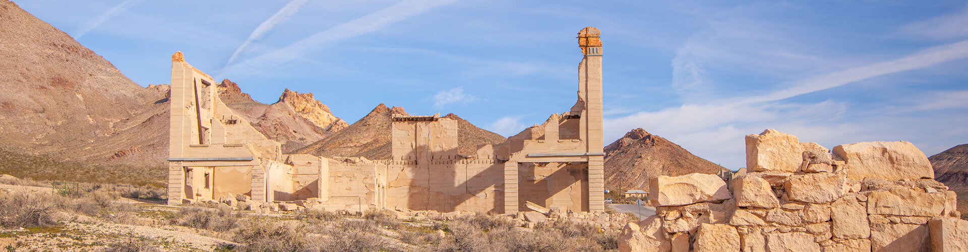 rhyolite ghost town near beatty nevada