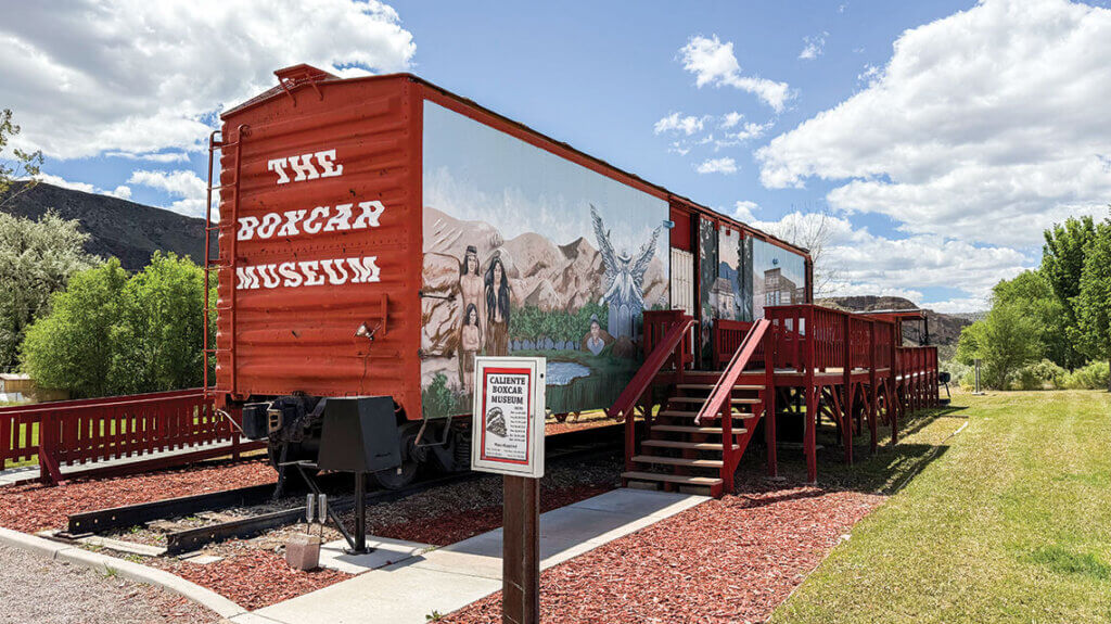 Caliente Nevada Boxcar Museum photo by Dana Lee Fruend
