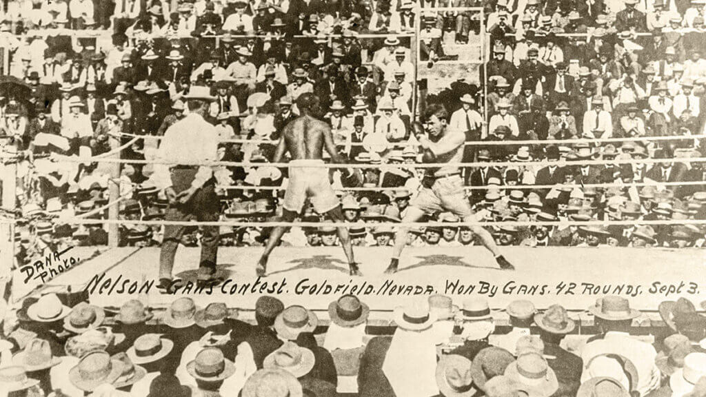 gans-nelson historic fight image from 1906