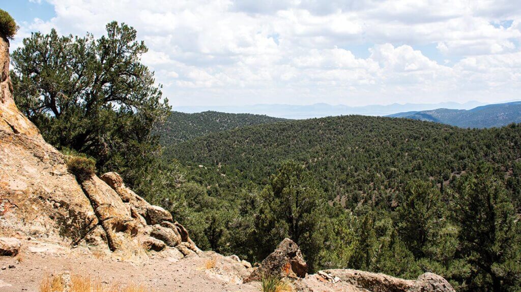 The view from Toquima Cave in nevada