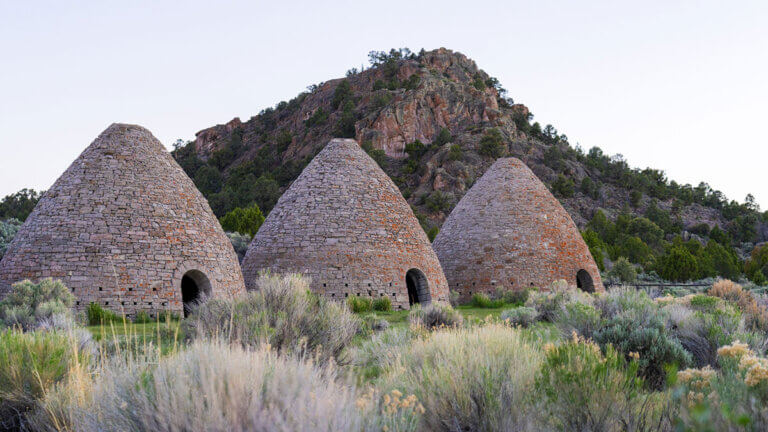 ward charcoal ovens state historic park in ely nevada