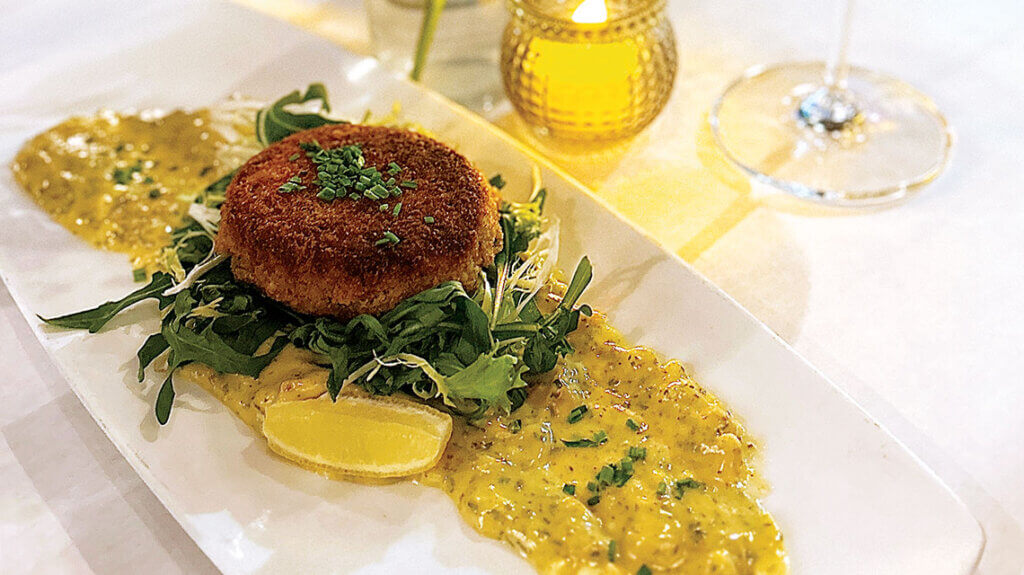 crab cake at z bistro carson city nevada