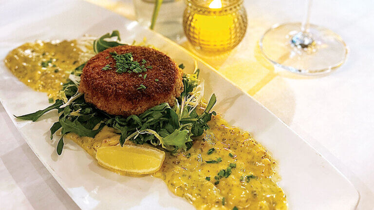 crab cake at z bistro carson city nevada