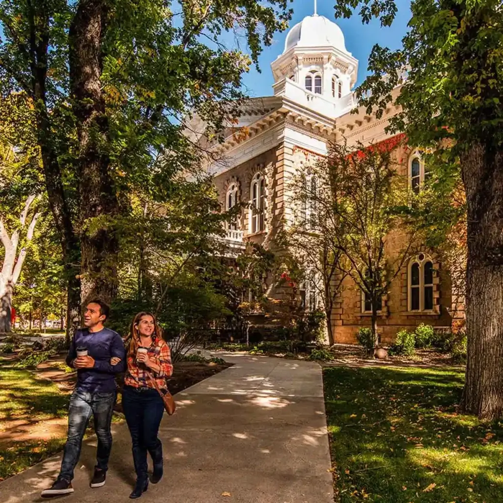 couple at carson city nevada state capitol