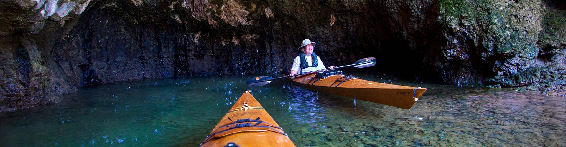 kayakers at black canyon water trail near boulder city